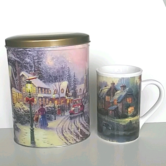 Thomas Kinkade Mug & Tin Bundle